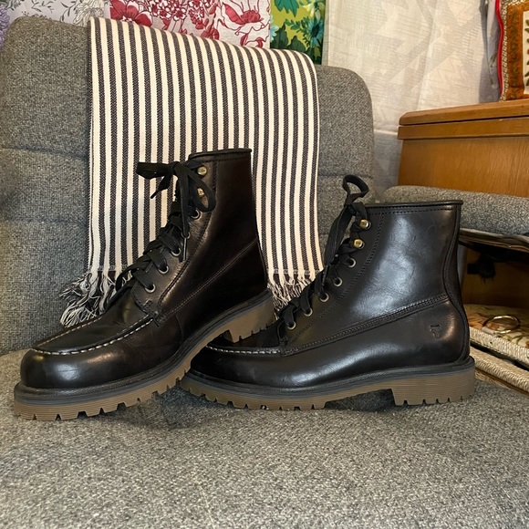 Frye Other - Frye Black Leather Ankle Lace Up Boots, Mens Sz9